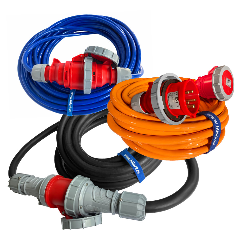 Rallonges triphasées CEE indice de protection IP67