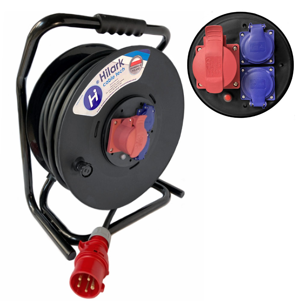 Rallonge triphasée CEE PVC 16A H05VV-F 5×2,5 3m