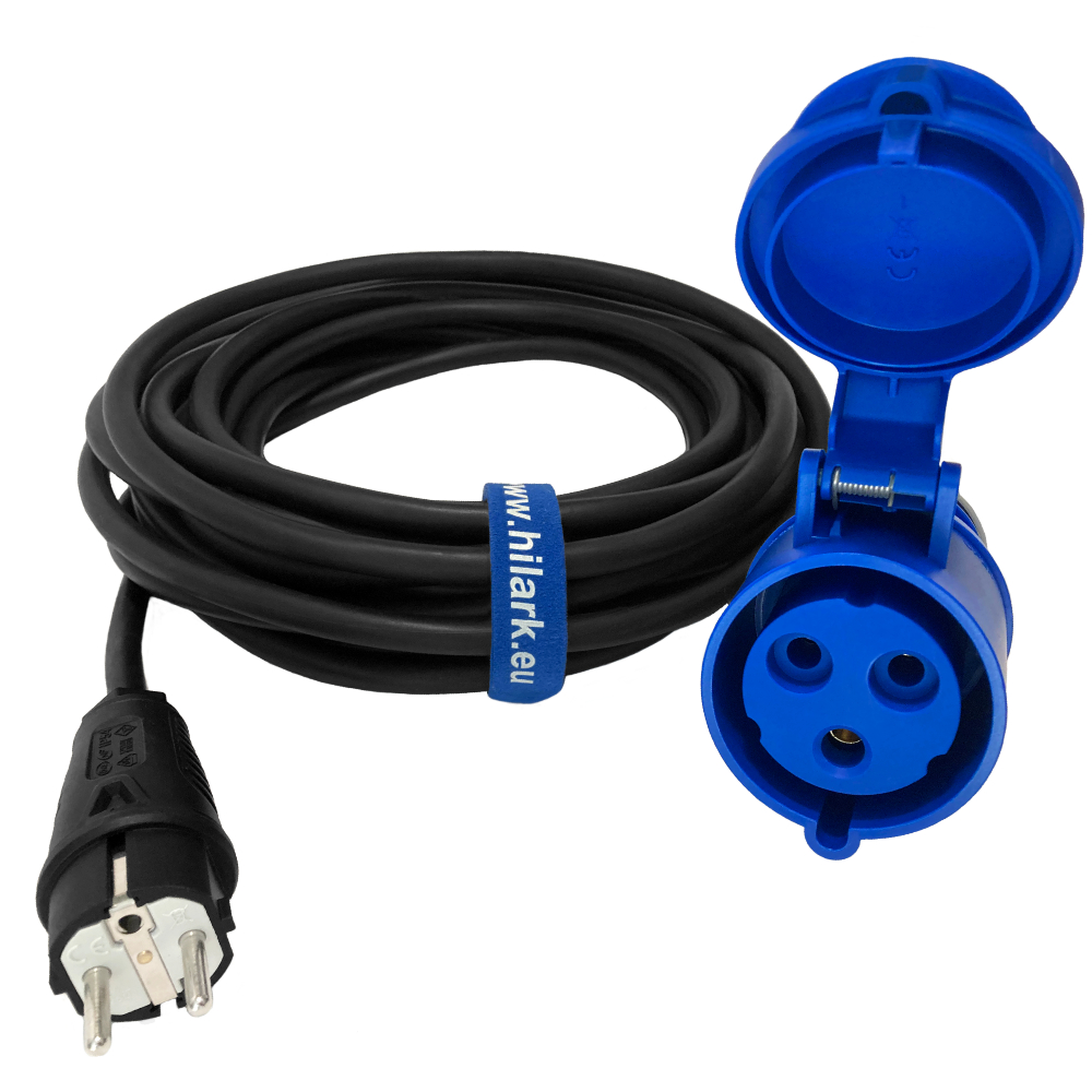 Adaptateur camping-car H07RN-F 3×1,5 Camping 1m CEE