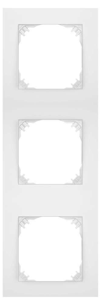 Cadre triple Elektro-Plast Nasielsk blanc 4173-00