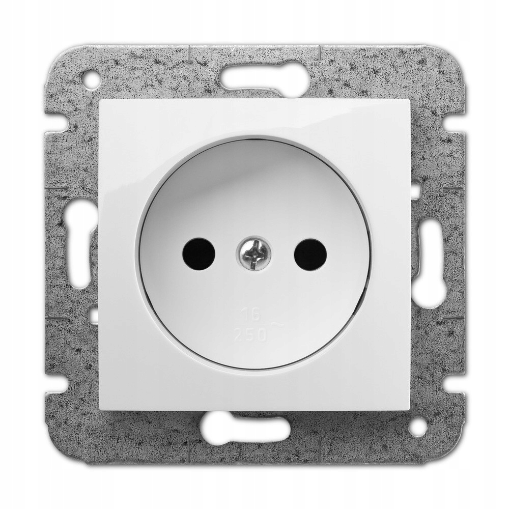 Prise murale Elektro-Plast Nasielsk blanc 1731-10