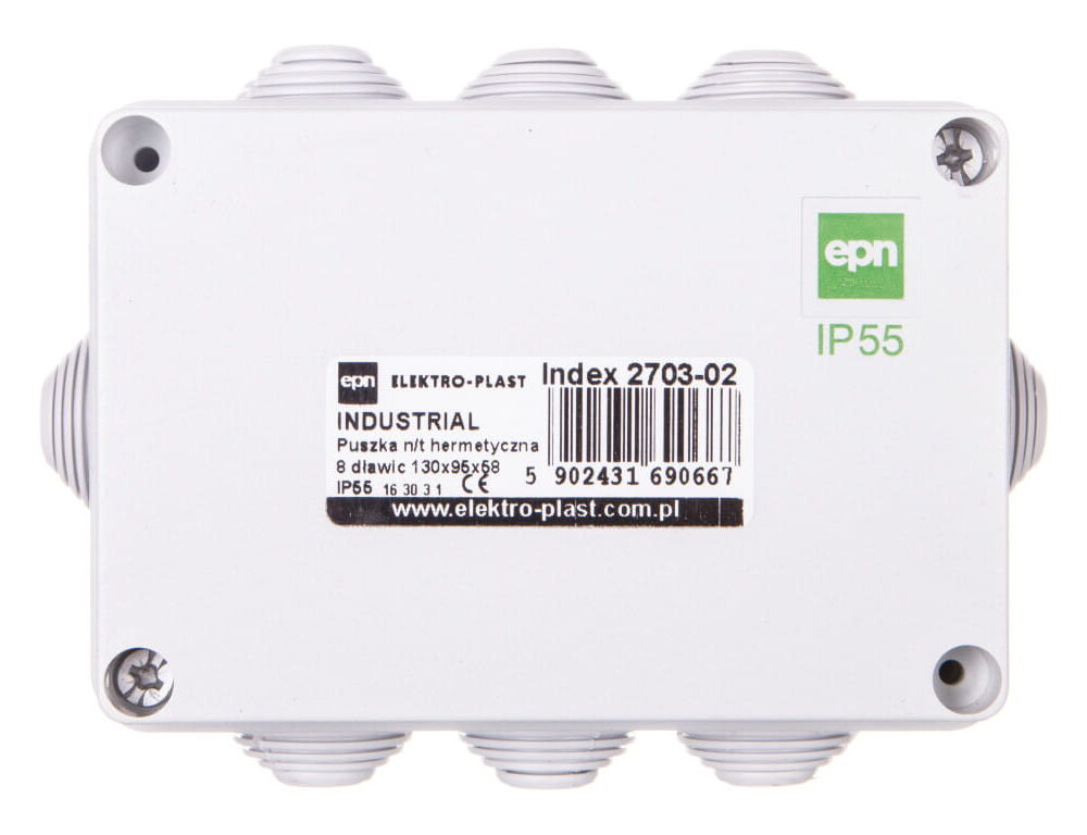 Boîte électrique de surface Elektro-Plast 2703-02