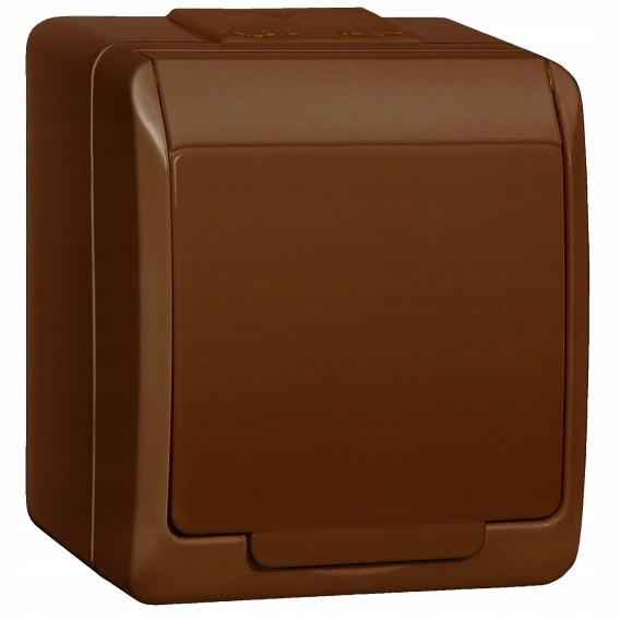 Prise Électrique Étanche Elektro-Plast Nasielsk Marron 0321-06