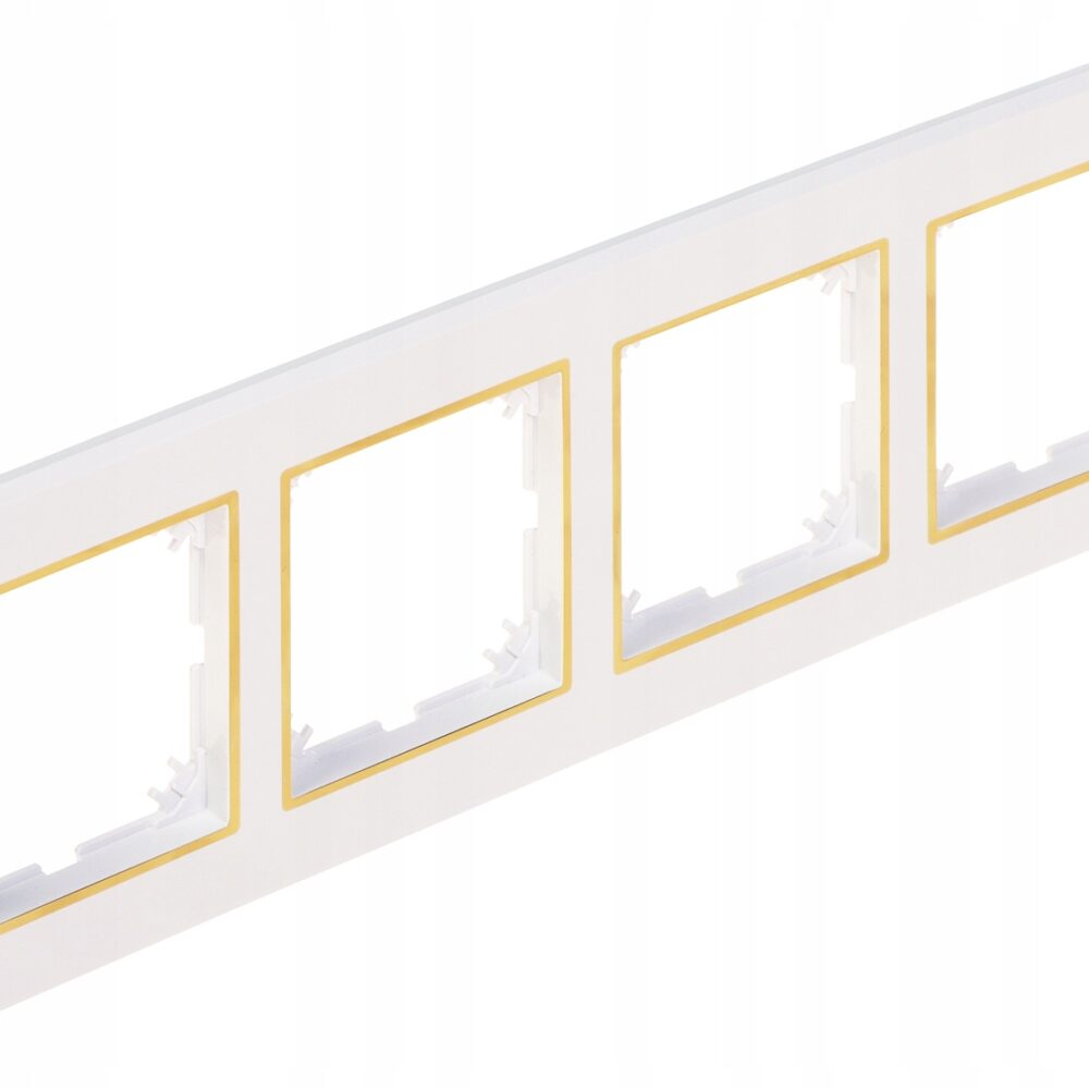 Cadre quadruple Santra blanc 4174-27