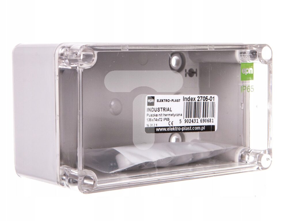 Boîte de dérivation électrique saillie Elektro-Plast 135 x 74 x 72 mm 2705-01