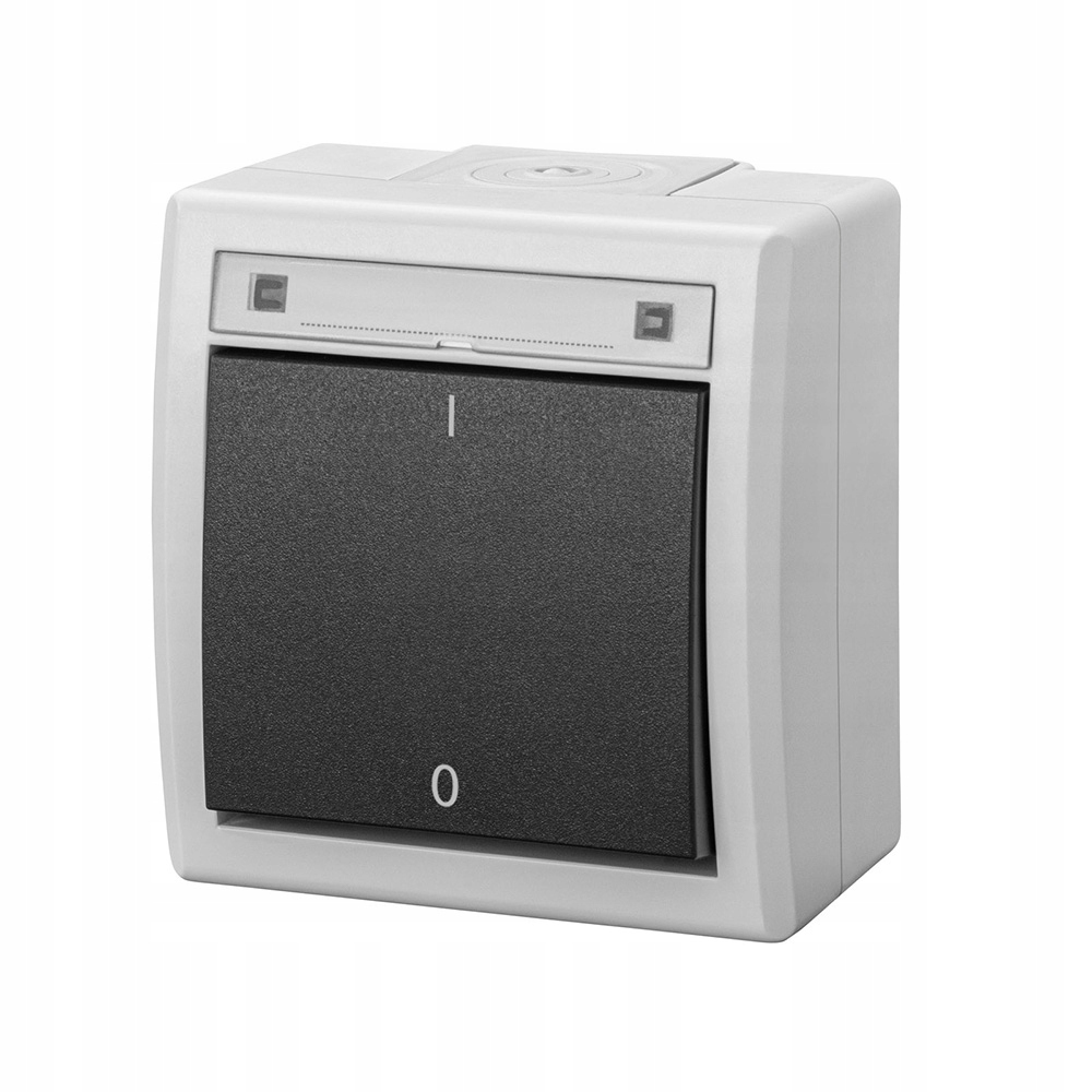 Connecteur d&rsquo;Encastrement Étanche « Lumière » Hermétique AQUANT 2K IP55 Gris