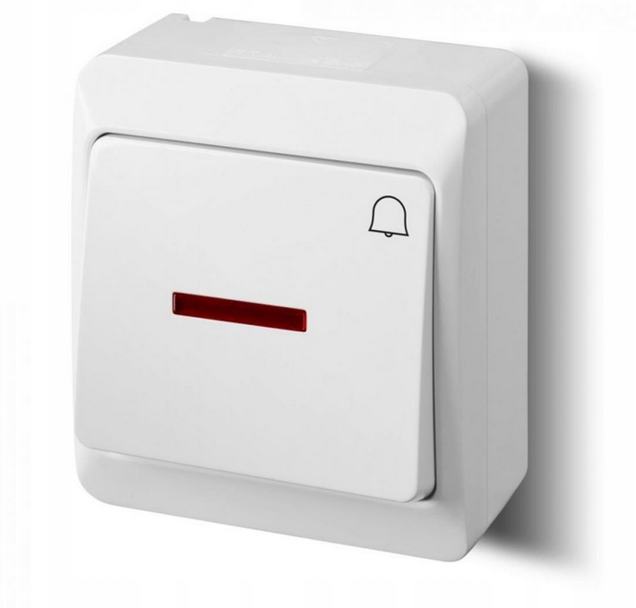 Interrupteur simple Classique Elektro-Plast blanc 0347-02