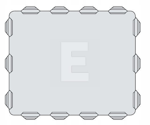Boîtier électrique en saillie Elektro-Plast 342 x 282 x 165 mm 2724-02