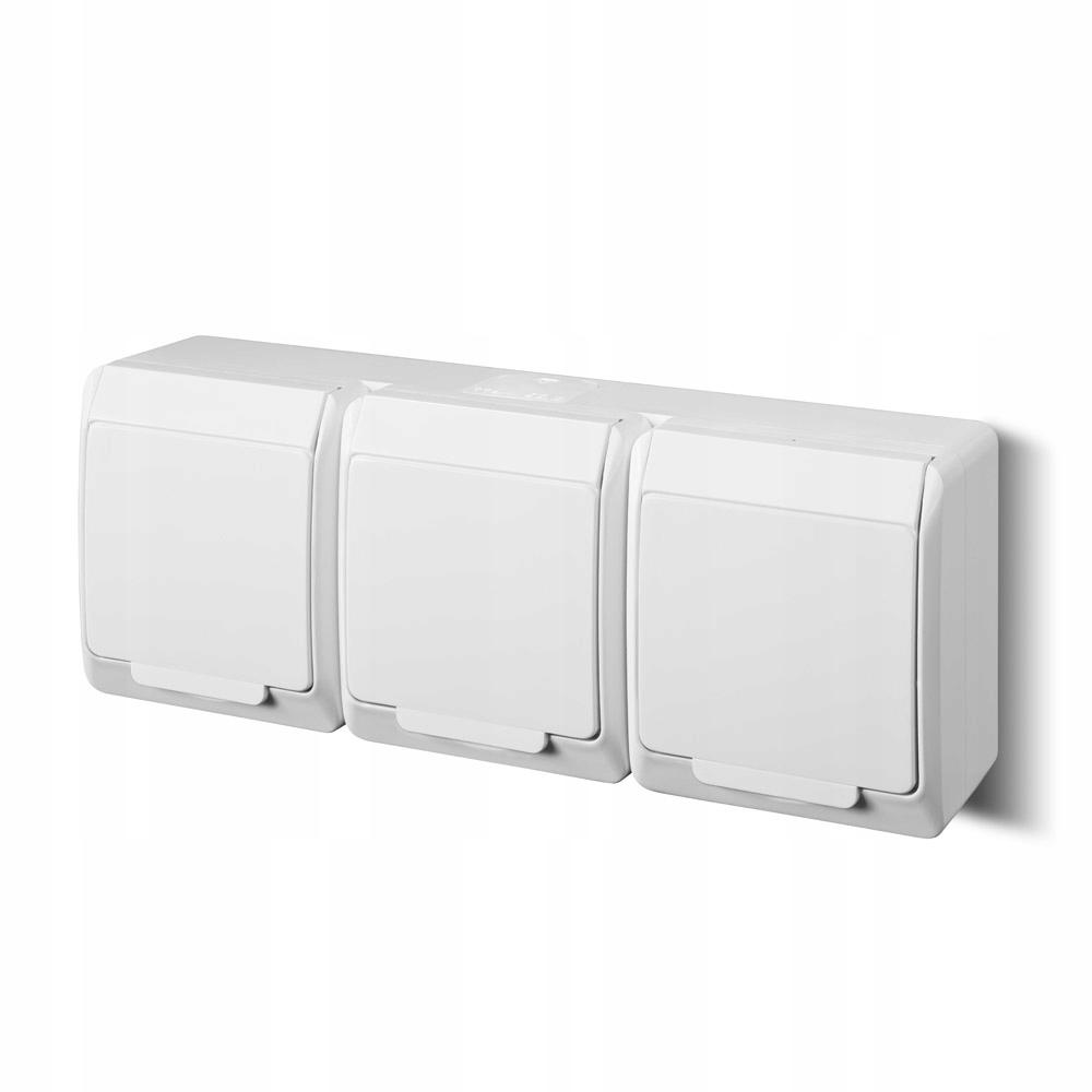 Prise Électrique Étanche Elektro-Plast Nasielsk Blanc 0326-02