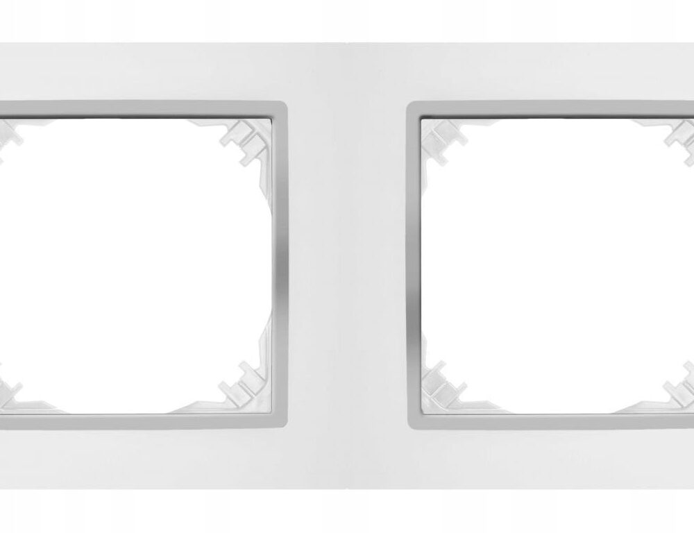 Cadre double Elektro-Plast Nasielsk blanc 4172-26