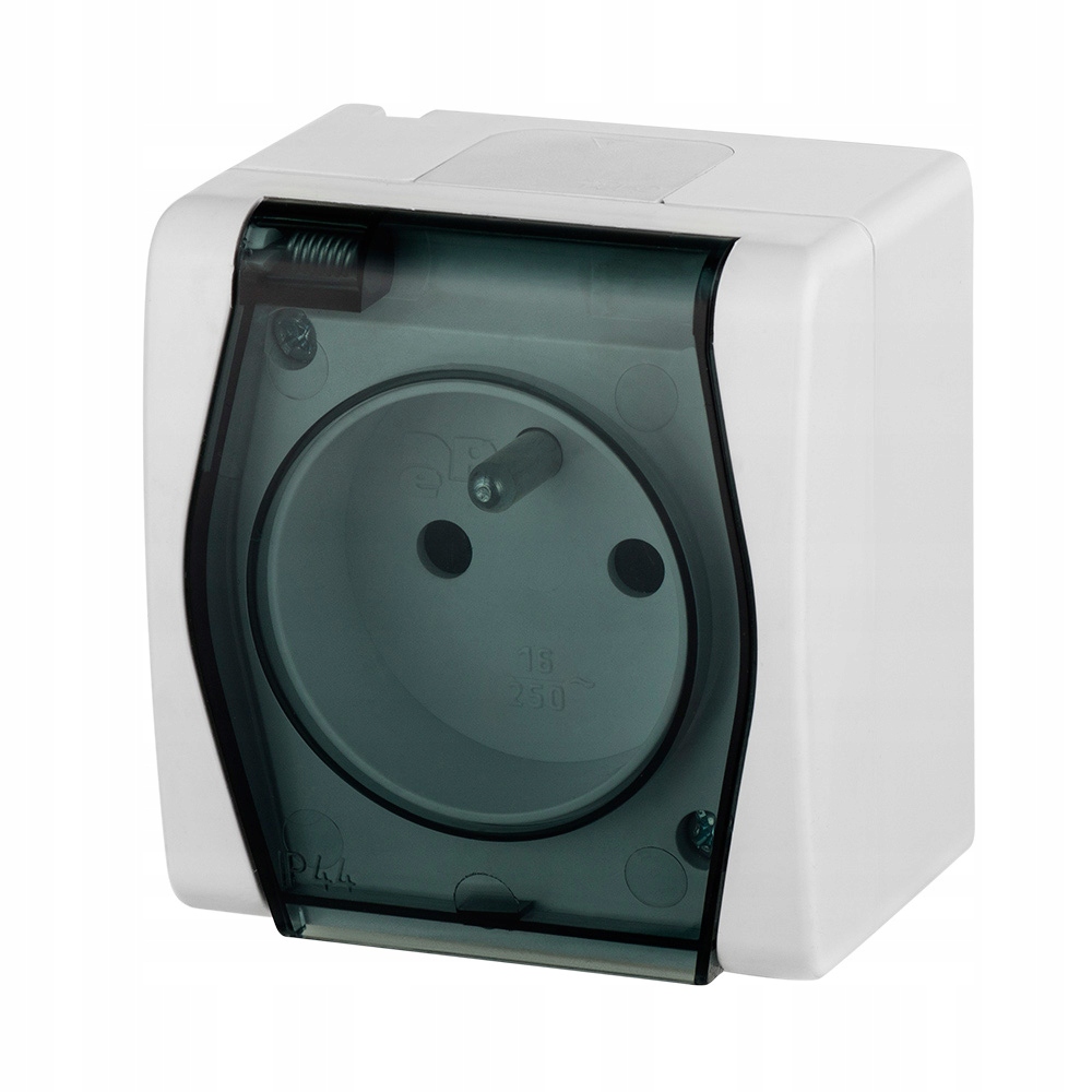 Prise Électrique Étanche Elektro-Plast Blanc 1021-01