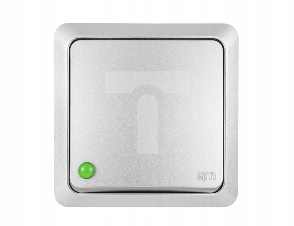 Interrupteur simple Classique Elektroplast argenté 20157025 3710-06