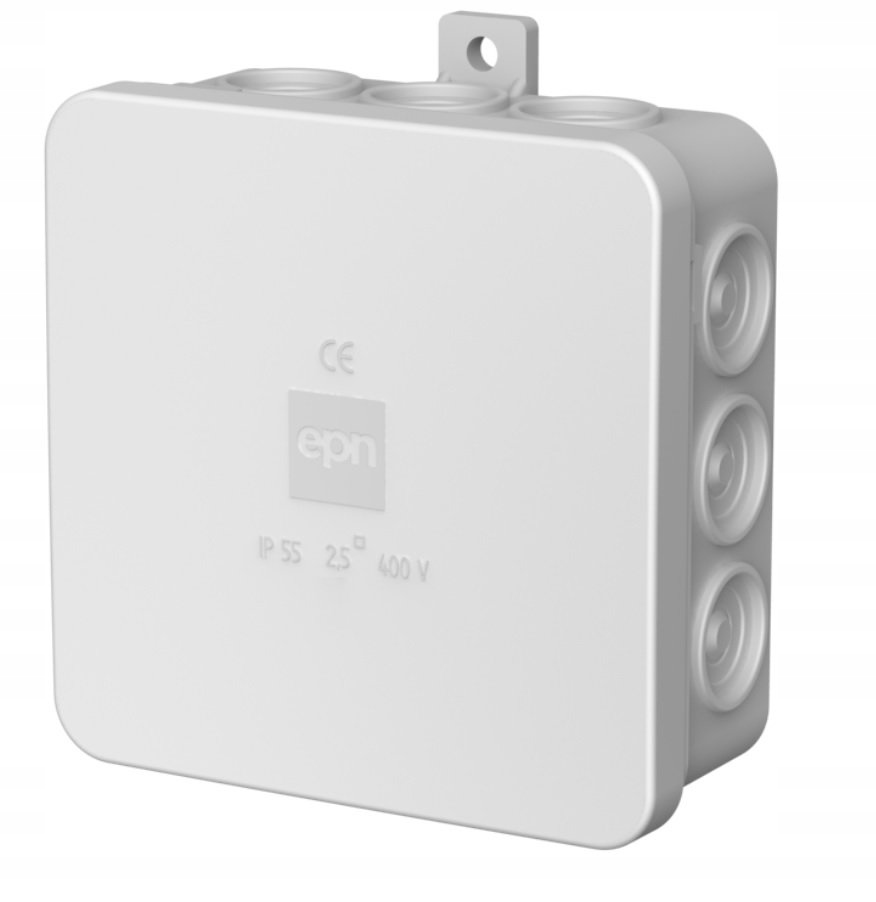 Boîte de dérivation électrique en saillie Elektro-Plast Nasielsk 85 x 85 x 39 mm 0297-00