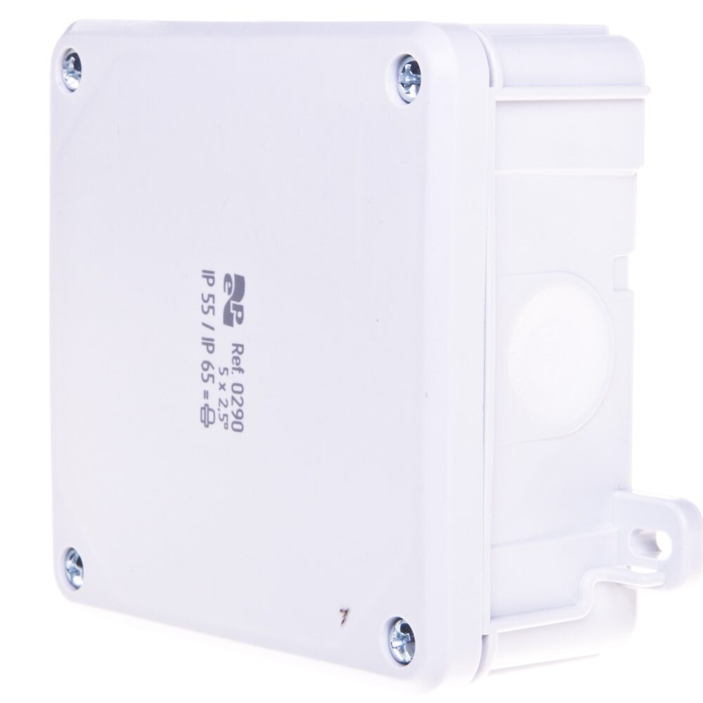 Boîte de surface électrique Elektro-Plast 98 x 98 x 46 mm 0290-04