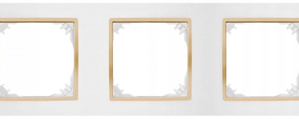 Cadre triple Elektro-Plast Nasielsk blanc 4173-27