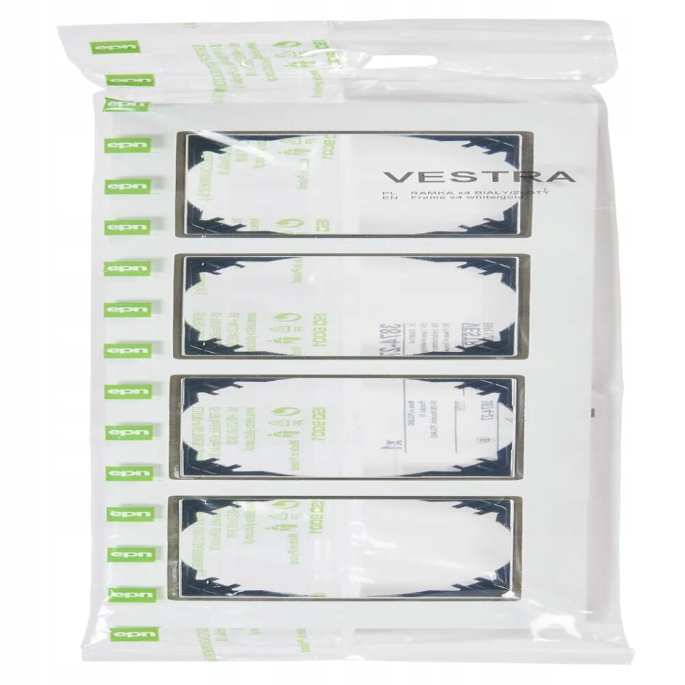 Cadre quadruple Elektro-Plast blanc 3874-27