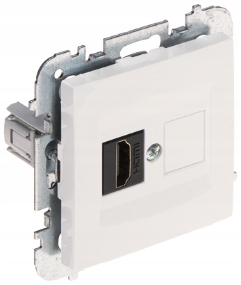 Prise Électrique Murale Elektro-Plast Nasielsk Blanc 4191-10