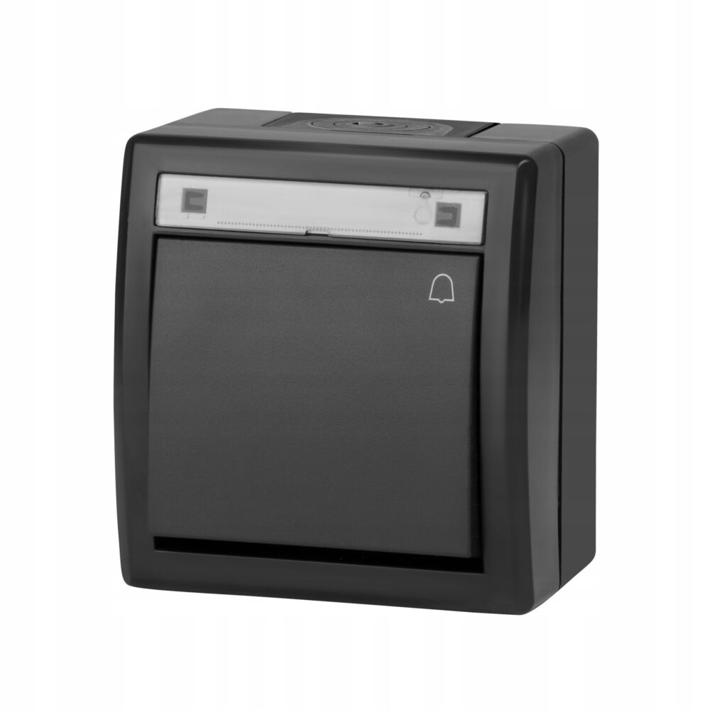 Bouton interrupteur fermeture sonnette étanche IP55 AQUANT 2K EPN 5005-17