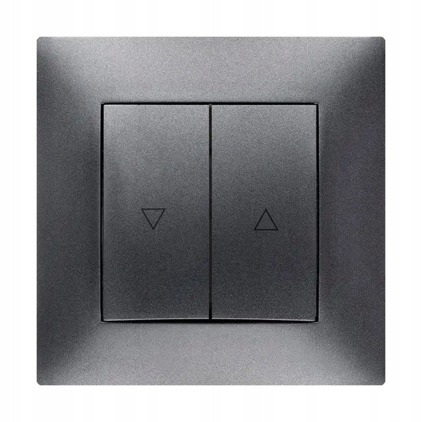 CARLA connecteur de volet sans cadre encastré IP 20 – couleur noire 1716-19