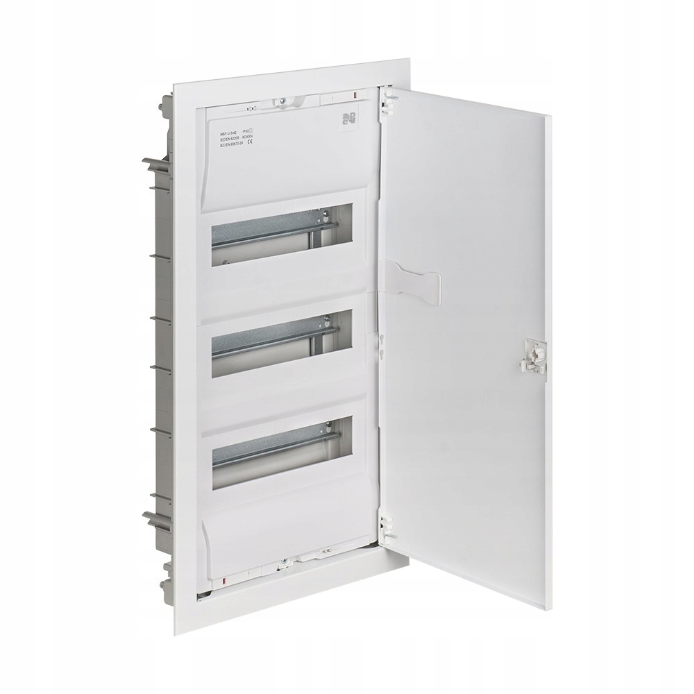Coffret de répartition Elektro-Plast Nasielsk blanc métallique 42 modules 3 rangées IP30