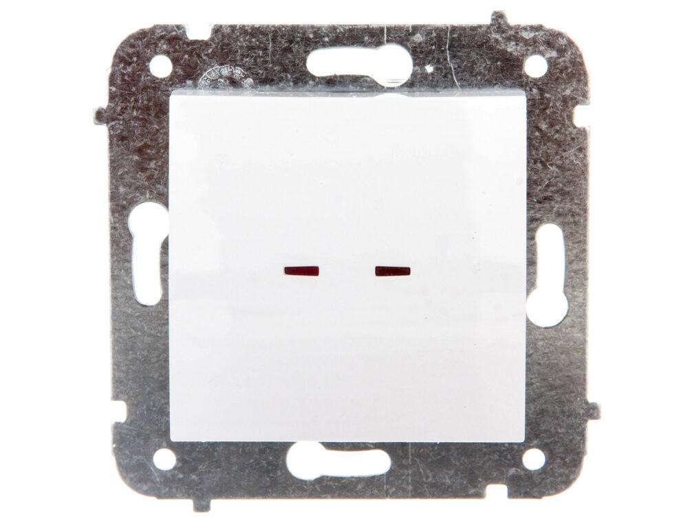 Interrupteur simple Classique Elektro-Plast blanc 1723-10