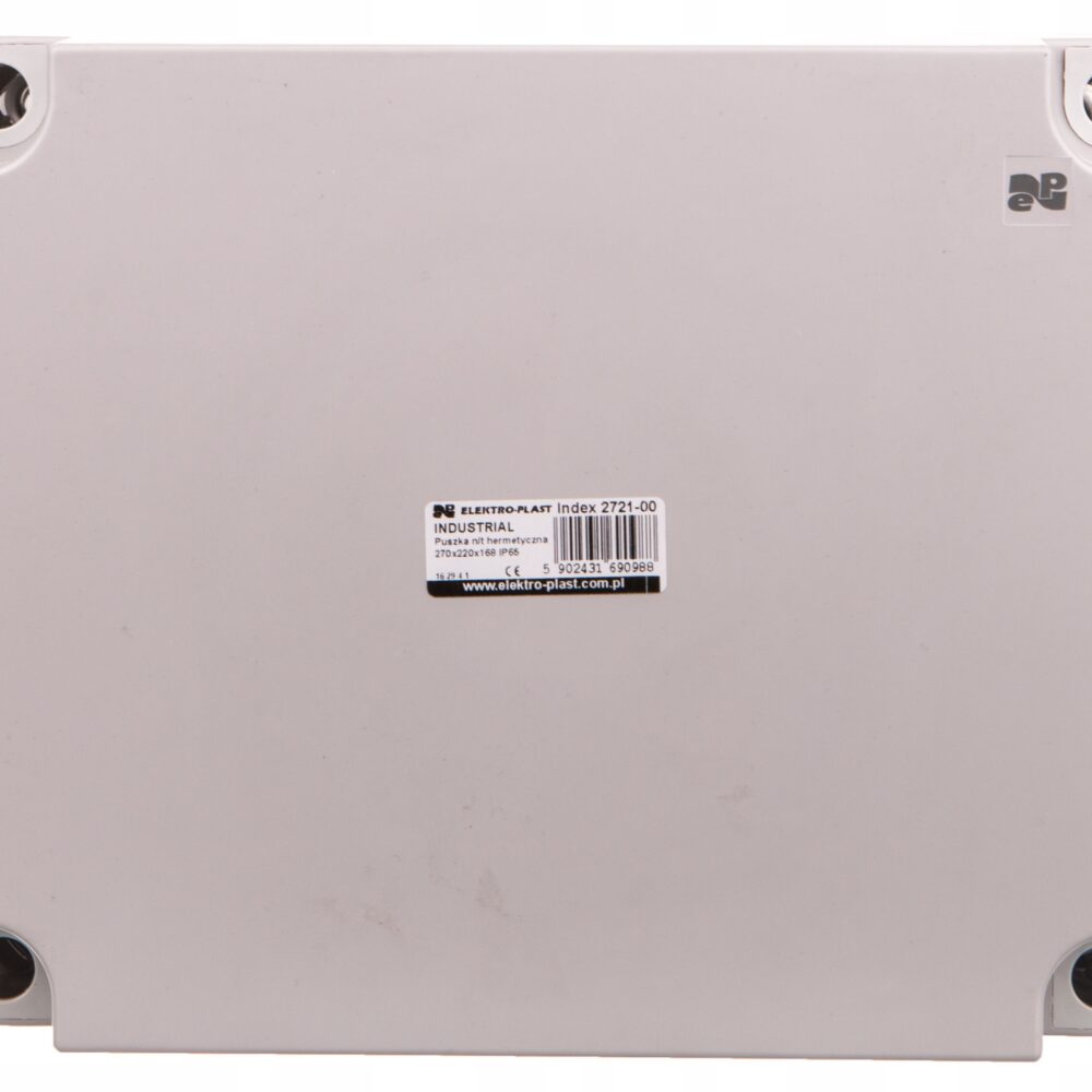 Boîte de dérivation électrique saillie Elektro-Plast 270 x 220 x 168 mm 2721-00