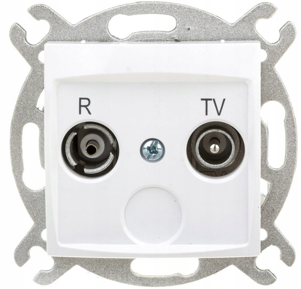 Prise Murale pour Antenne Elektro-Plast Nasielsk blanc 1752-10