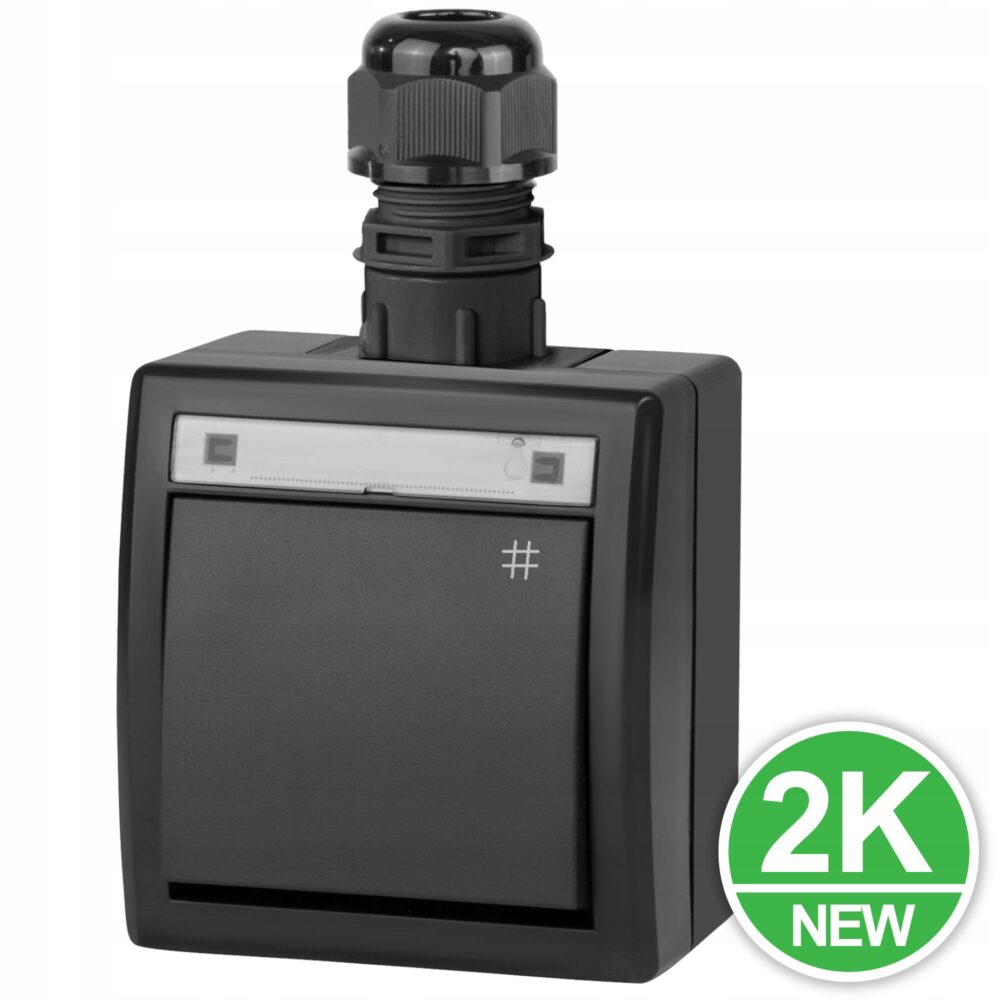 AQUANT 2K CONNECTEUR CROISÉ B/T IP65 ANTHRACITE 5006-67