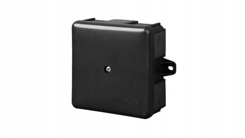 Boîte hermétique s/c 86x86x39mm vide IP55 noire 0226-19