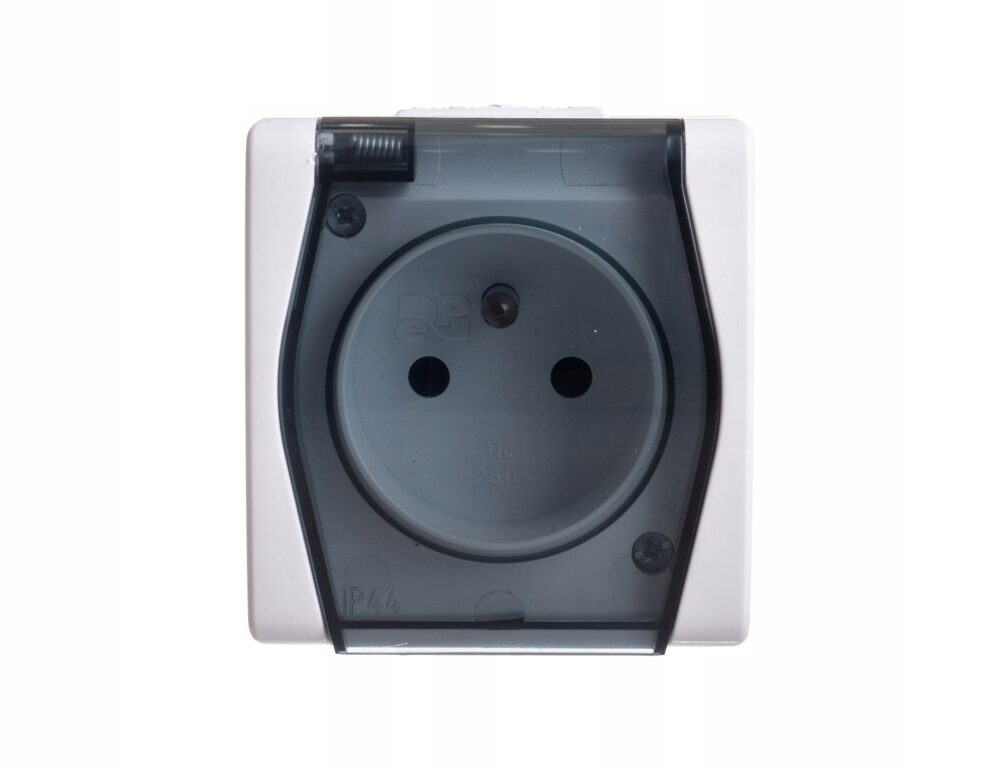 Prise Électrique Étanche Elektro-Plast Blanc 1021-01