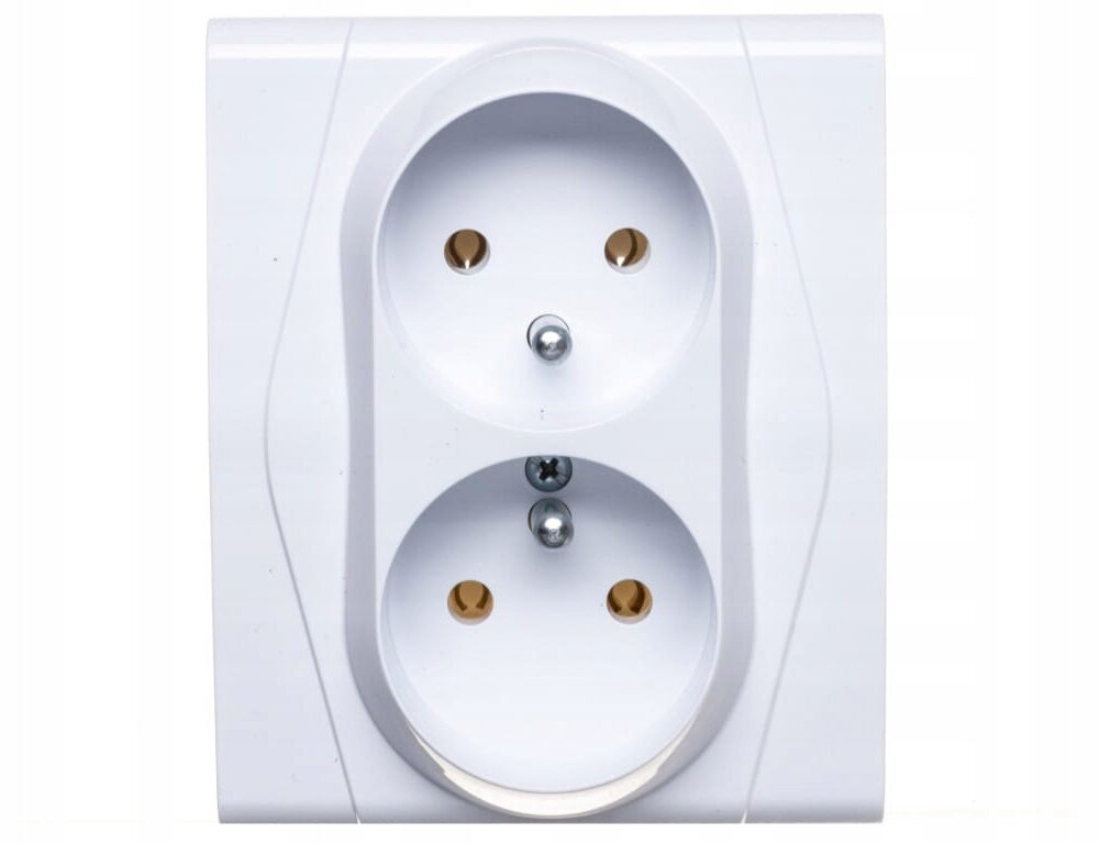 Prise Électrique Murale Elektro-Plast Nasielsk Blanc 0872-00