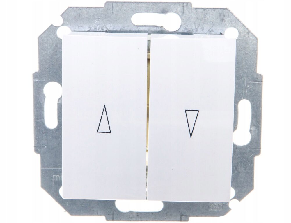 Interrupteur à volets roulants Classique Elektro-Plast Nasielsk blanc 1716-10