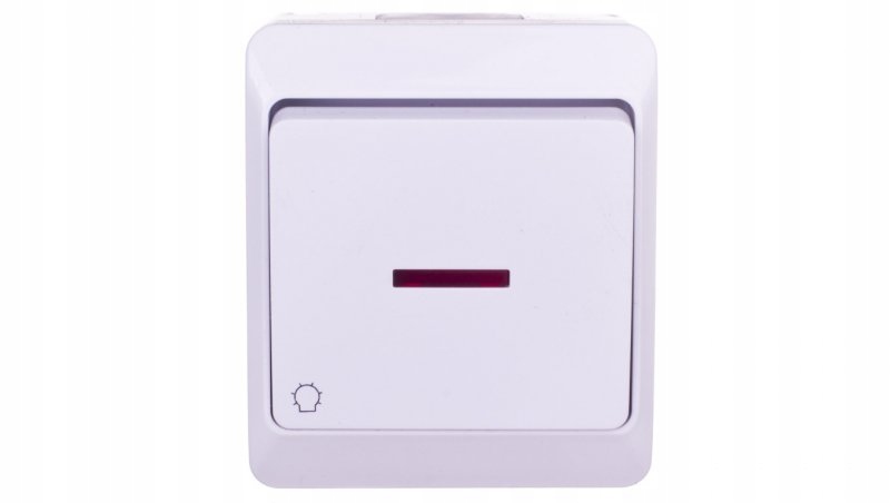 Interrupteur simple Classique Elektro-Plast blanc 0346-02