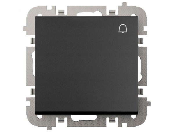 Interrupteur sonnette encastré Elektro-Plast noir 3814-19