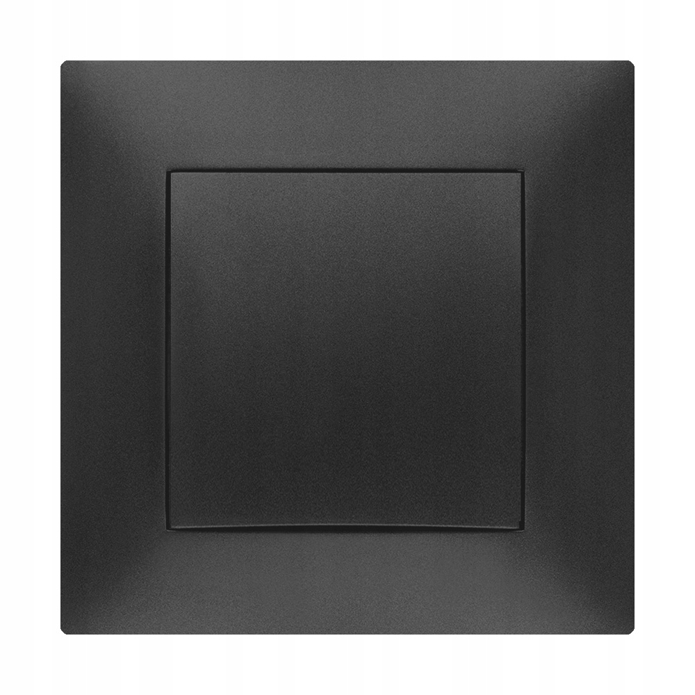 CARLA interrupteur d&rsquo;escalier sans cadre encastré IP 20 – couleur noire 1712-19