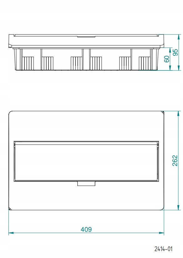 Tableau de distribution Elektro-Plast Nasielsk 1 V IP67 230 A 2414-01