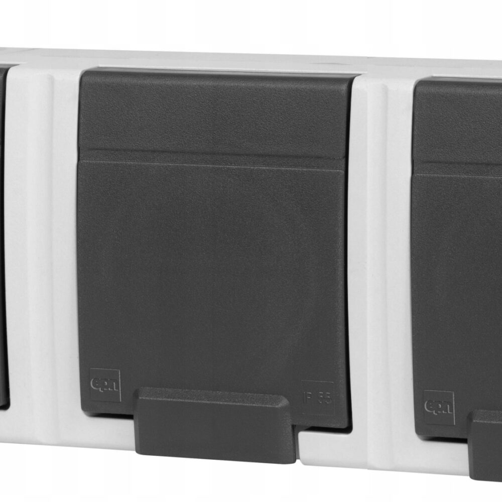 Prise Électrique Étanche Elektro-Plast Nasielsk Gris 5043-10