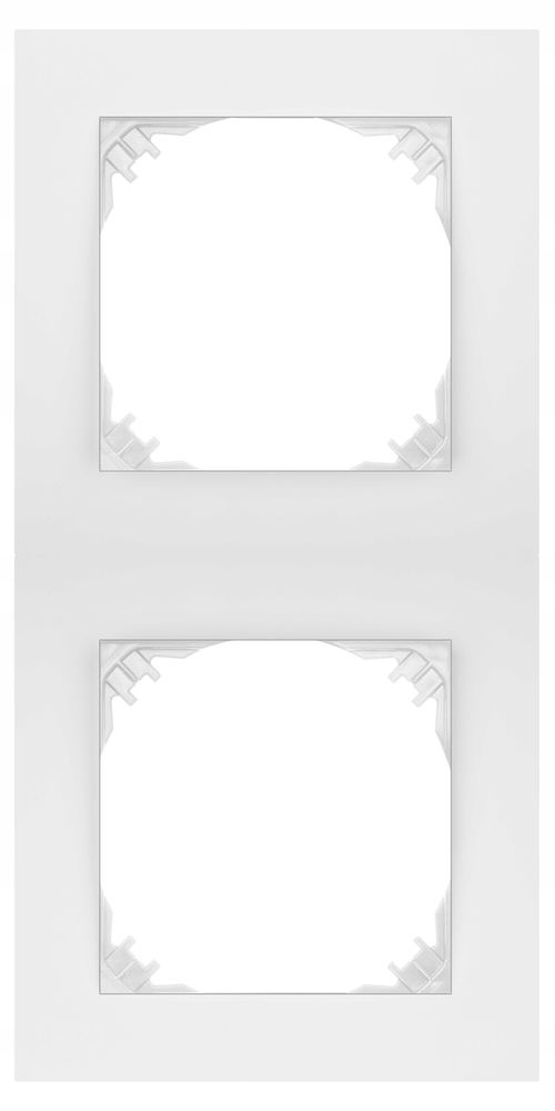Cadre double Elektro-Plast Nasielsk blanc 4172-00