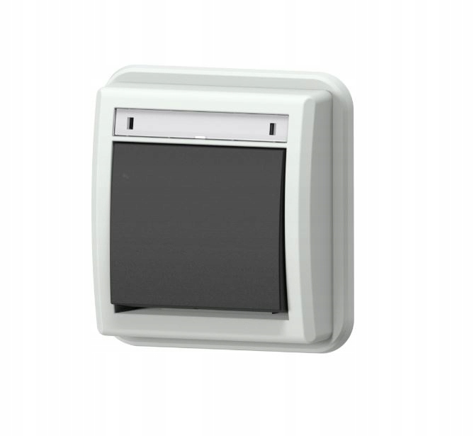 AQUANT 2K Interrupteur simple encastré étanche gris IP55 5001-70