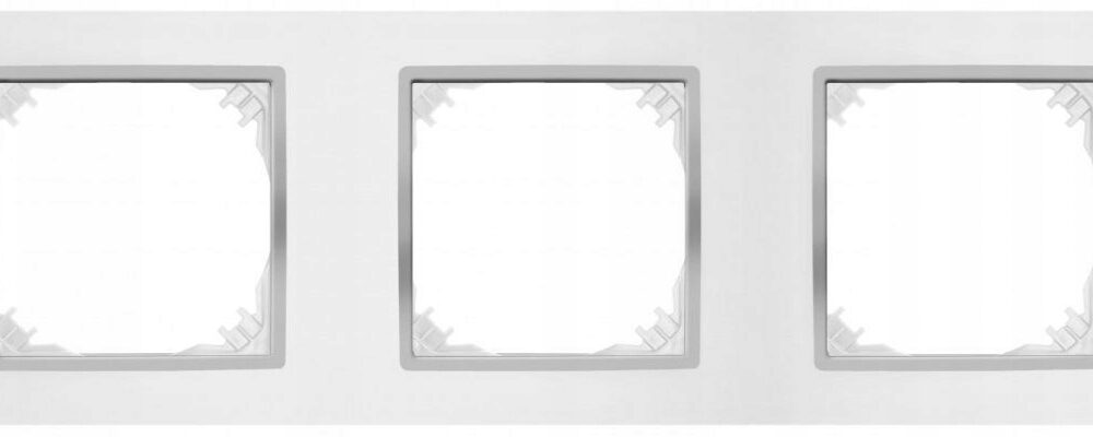 Cadre triple Elektro-Plast Nasielsk blanc 4173-26