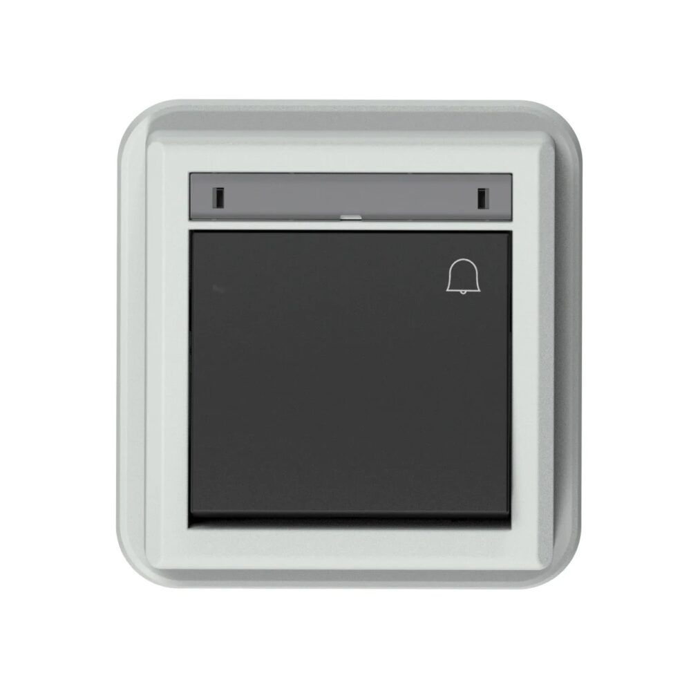 Bouton de sonnette étanche encastré complet avec cadre AQUANT 5005-70