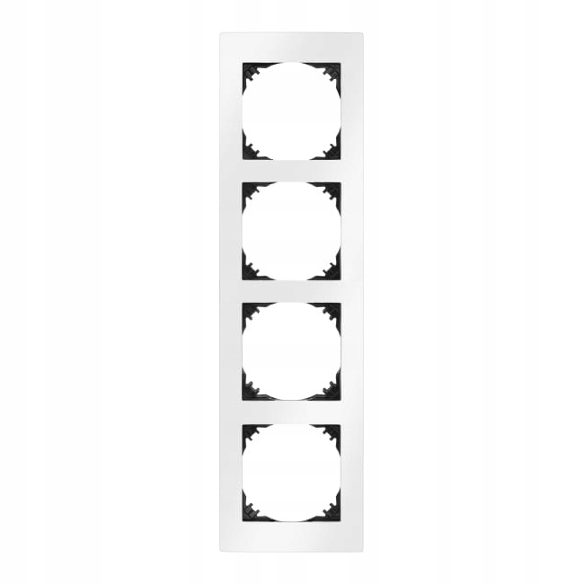 Cadre quadruple Elektro-Plast Nasielsk blanc 3874-00