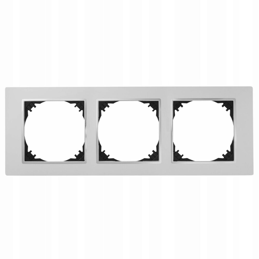 Cadre triple Elektro-Plast blanc 3873-26