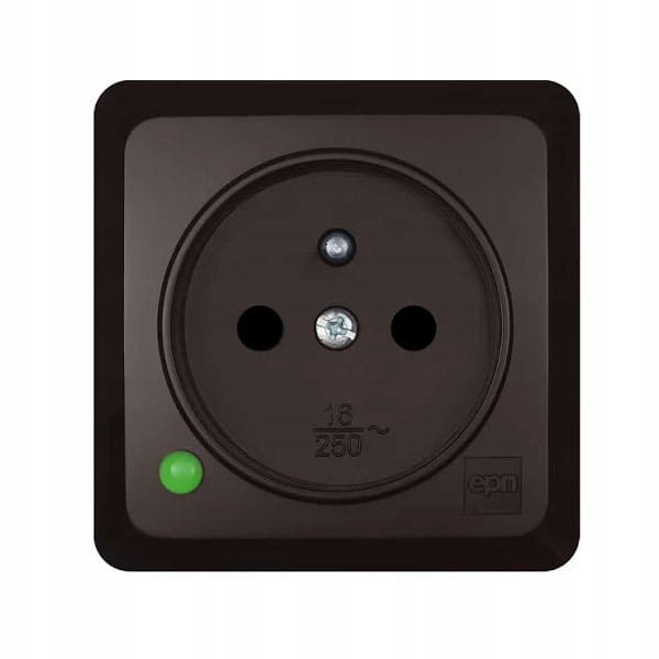 Prise Murale Elektro-Plast Marron 3733-05