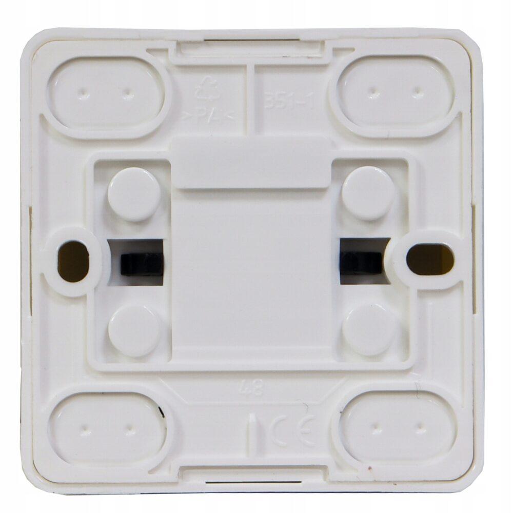 Interrupteur double Classique Elektro-Plast blanc 3711-00