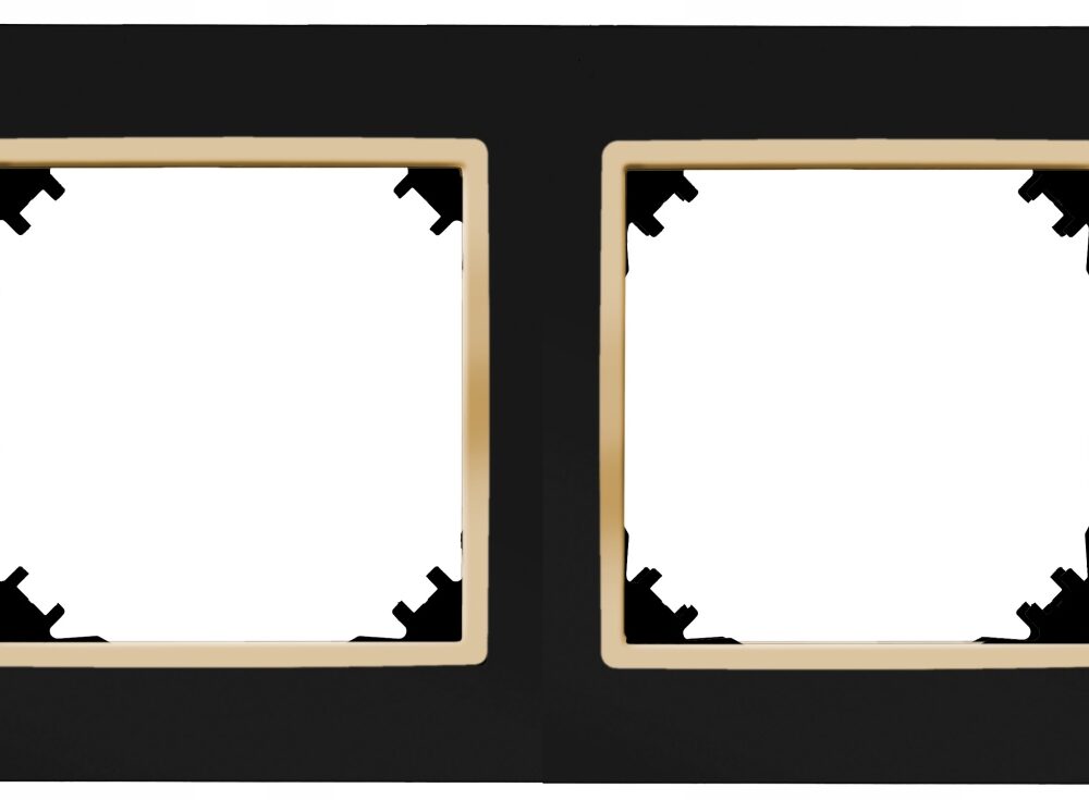 Cadre quadruple Elektro-Plast Nasielsk noir 3874-47