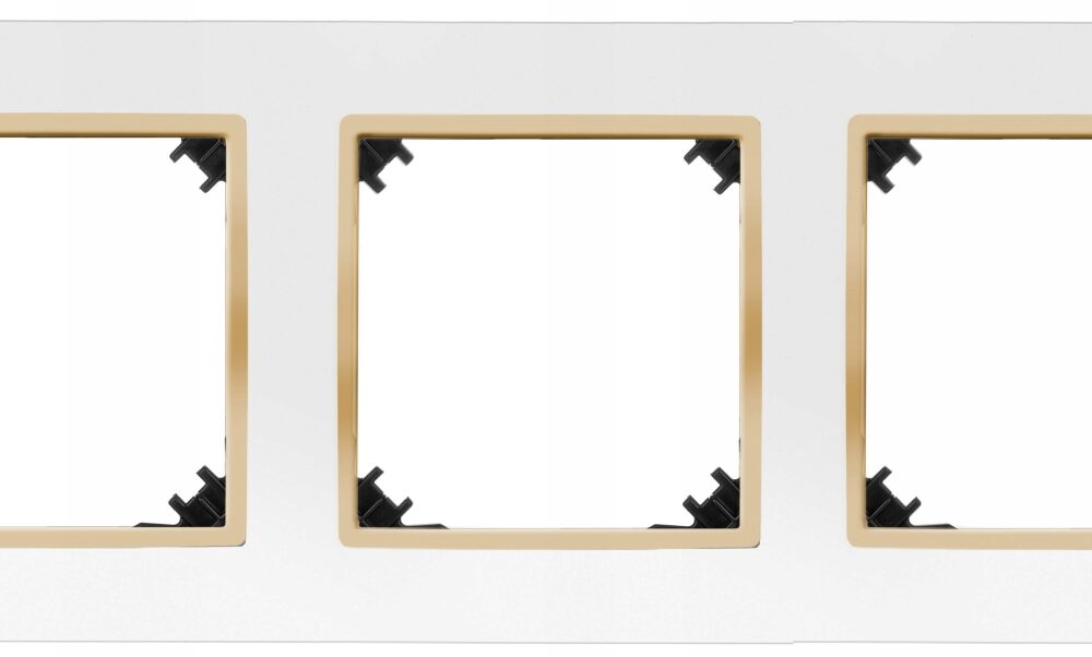 Cadre quintuple Elektro-Plast Nasielsk blanc 3875-27