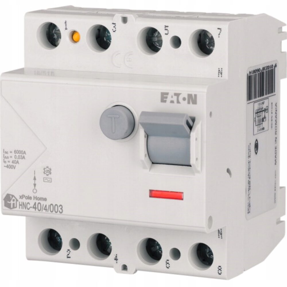 Eaton Interrupteur différentiel 4P 40A 30mA type AC, HNC-40/4/003 194694