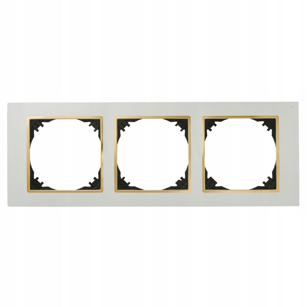 Cadre triple Elektro-Plast blanc 3873-27