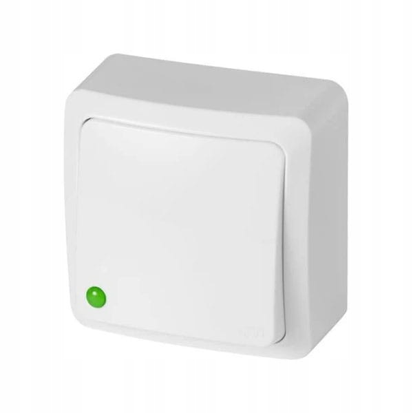 Interrupteur croisé Classique Elektro-Plast Nasielsk blanc 5902431694719